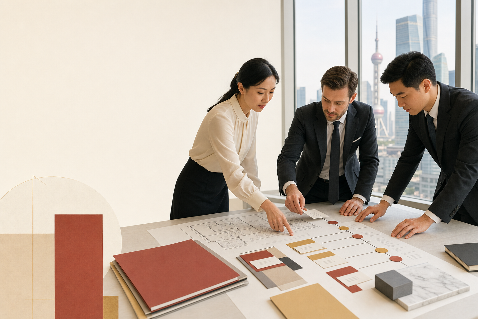 Advisers developing a company establishment roadmap